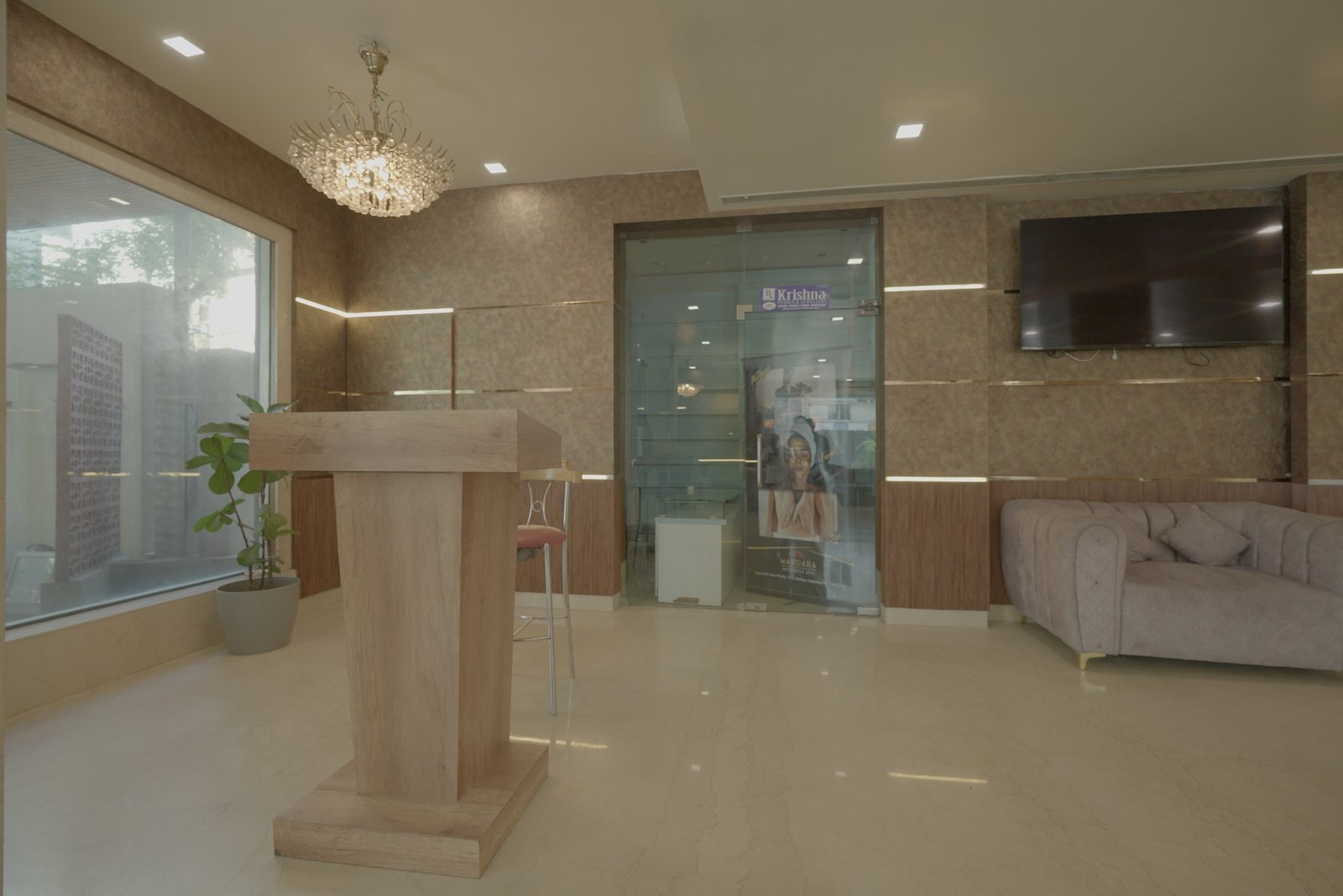 Lobby business area