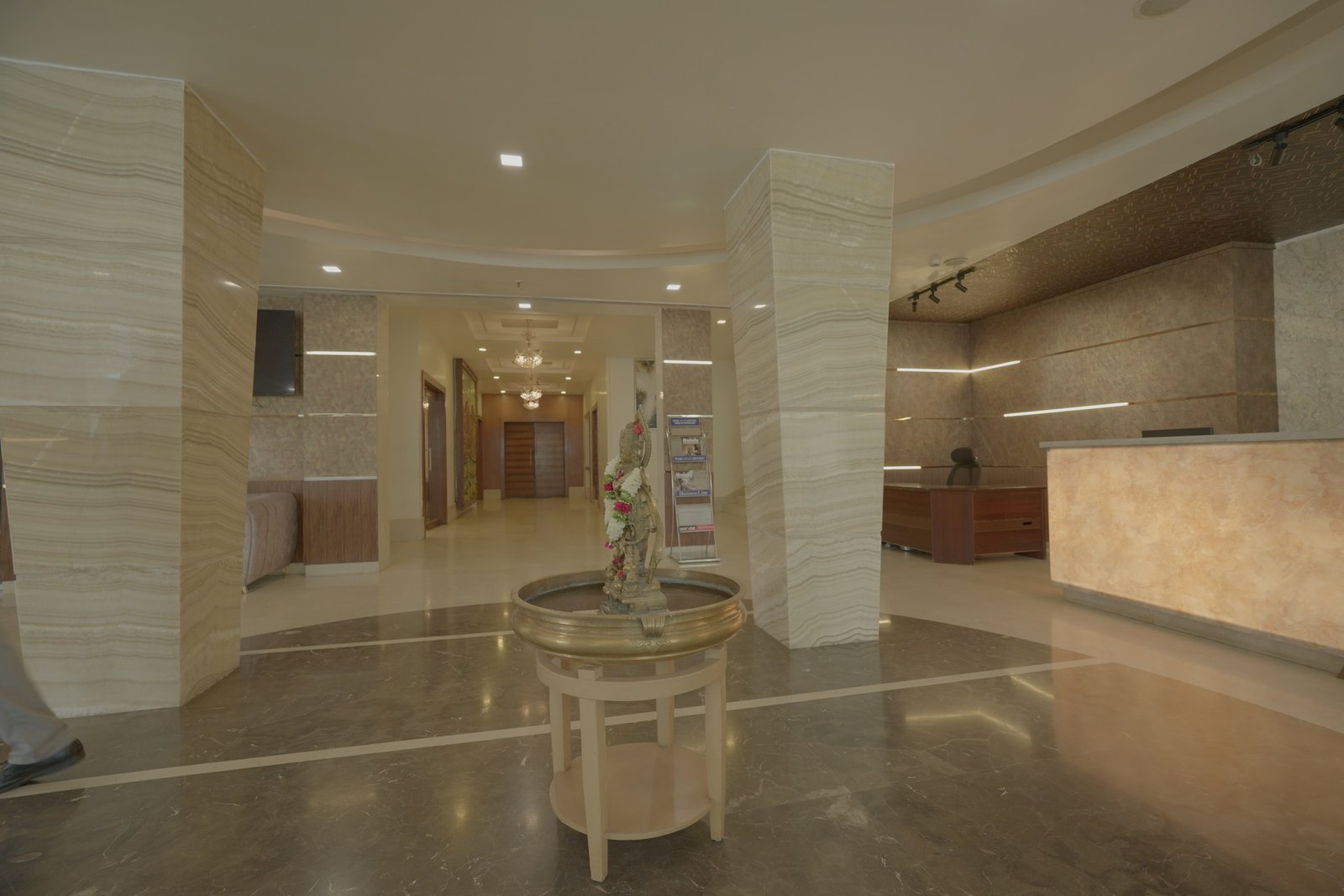 Reception and lobby